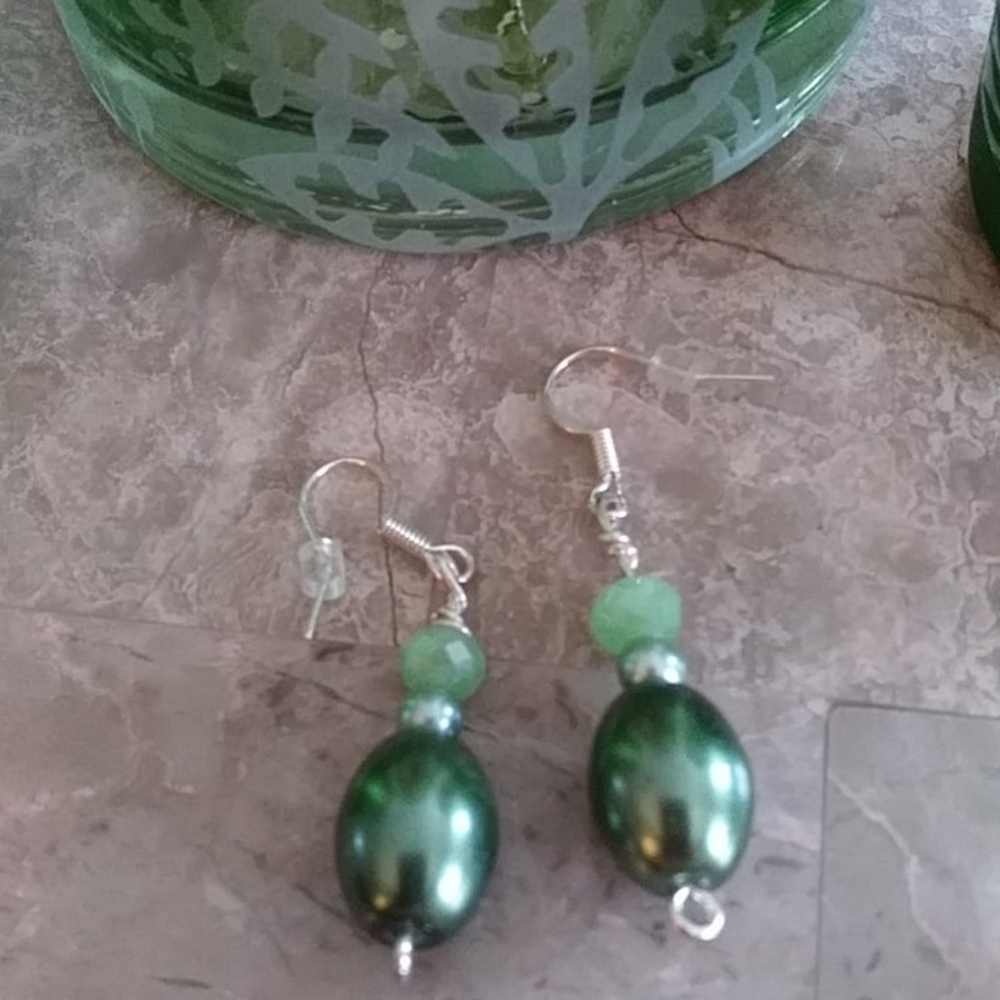 NWOT Handmade Beaded Earrings...3 Pairs 16.00...must Buy 3 Pairs